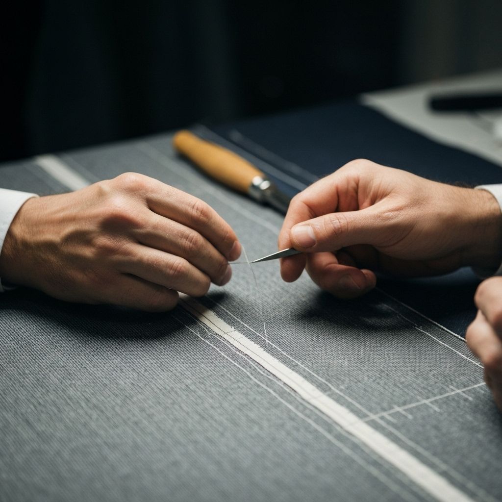 Acabamento de alta costura